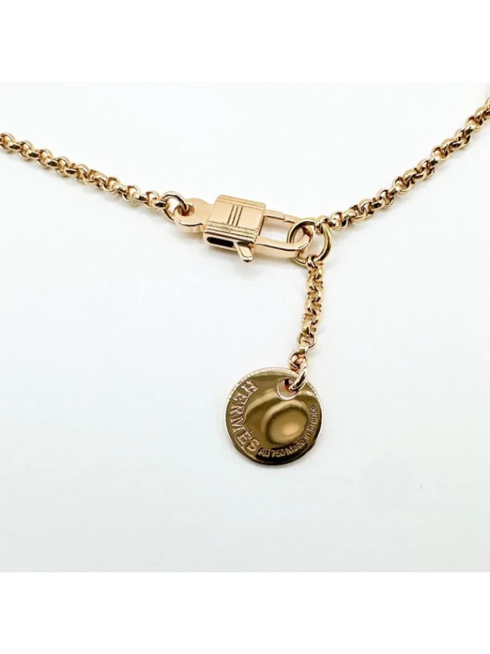 Hermes Crew Pink Gold Bracelet 16